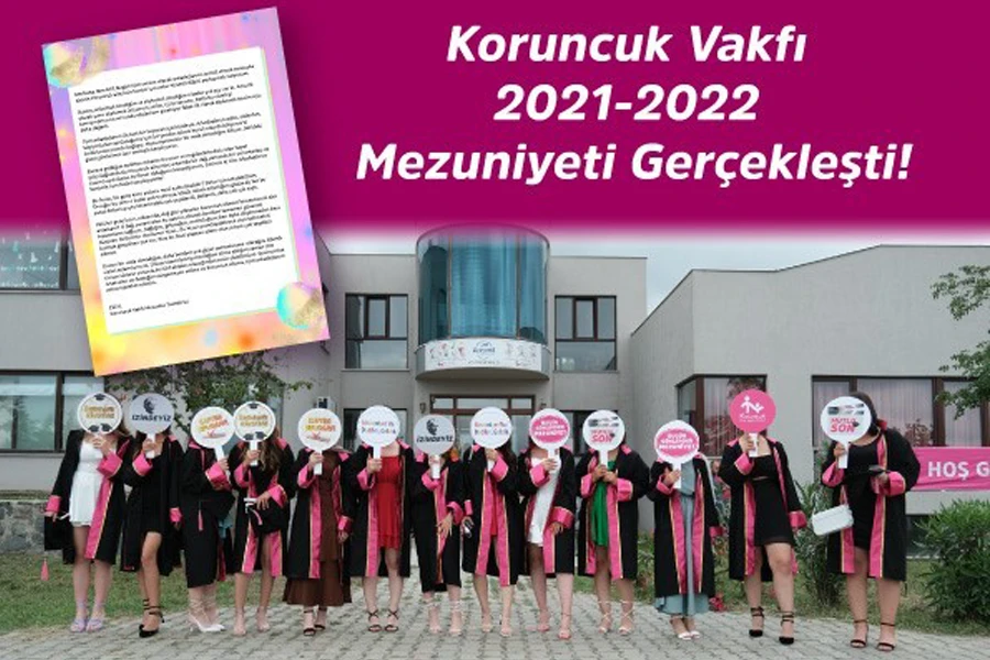 Koruncuk Vakfı, 2021-2022 Mezunlarını Törenle Uğurladı!