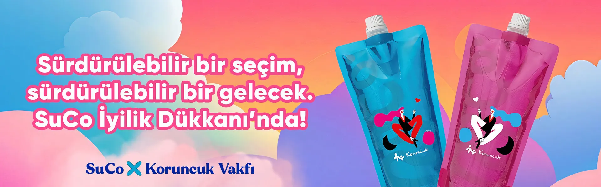 Sürdürülebilir bir seçim, sürdürülebilir bir gelecek. SuCo İyilik Dükkanı'nda!